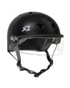 Roller Skates Visor Helmet - S ONE Lifer - Black Matt