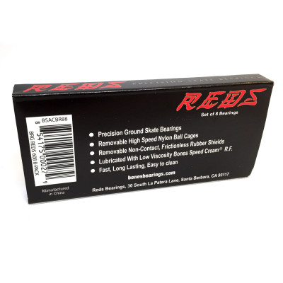 Bearings - BONES Reds -Set of 8