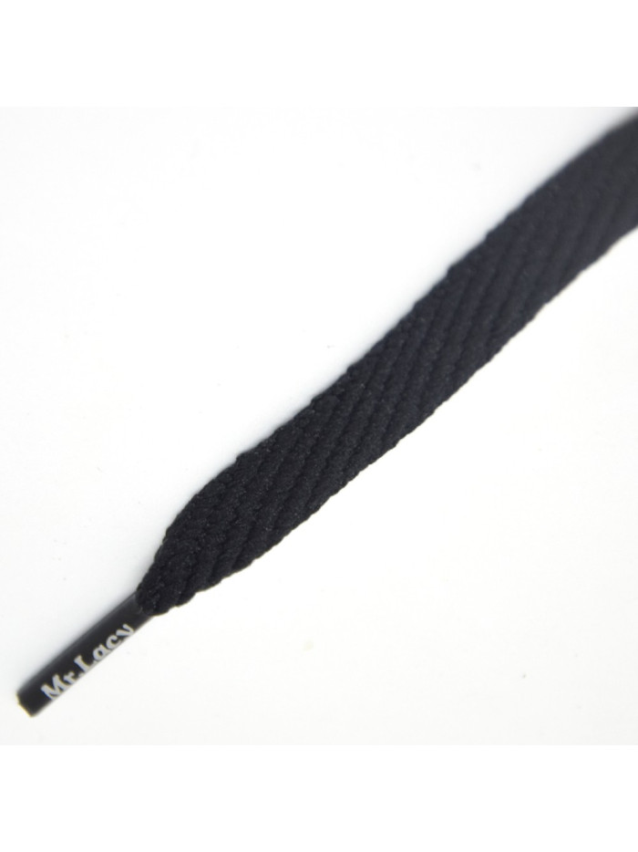 MR LACY Flatties Laces Black