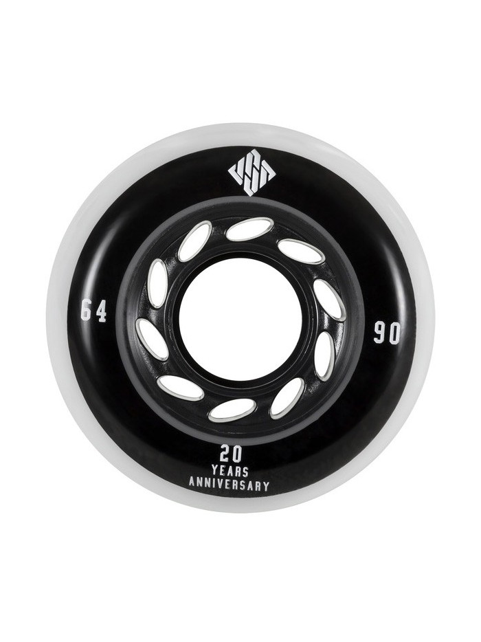 Roue Roller - USD Team - 64mm 90a - Jeu de 4
