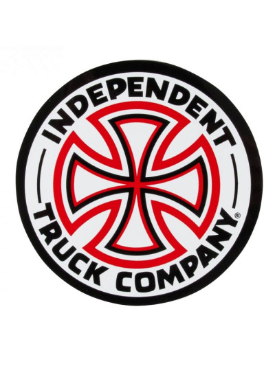 INDEPENDENT Red/White Cross sticker