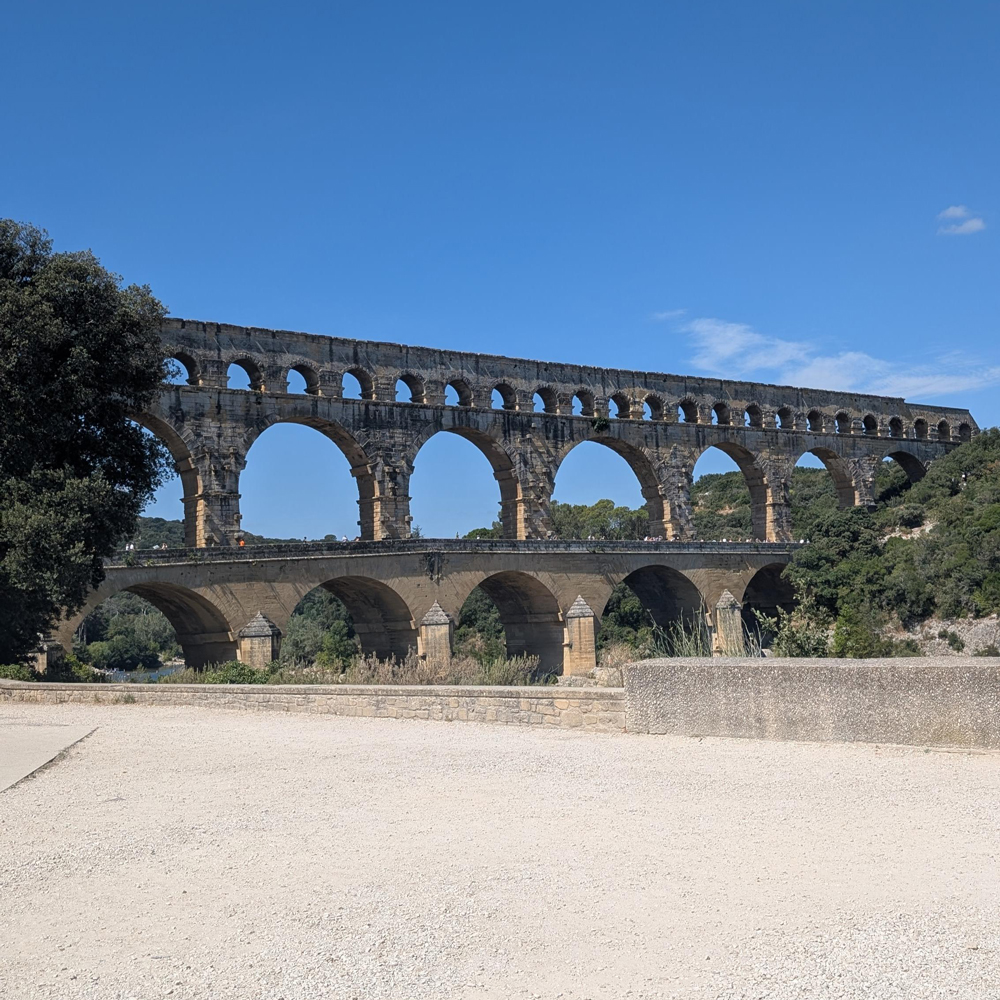 voie verte roller pont du gard