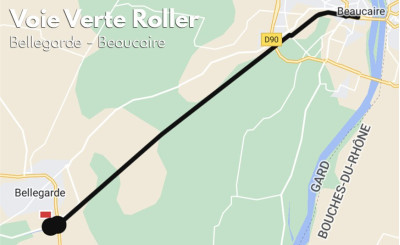 Voie Verte Roller – Bellegarde à Beaucaire (Gard 30)